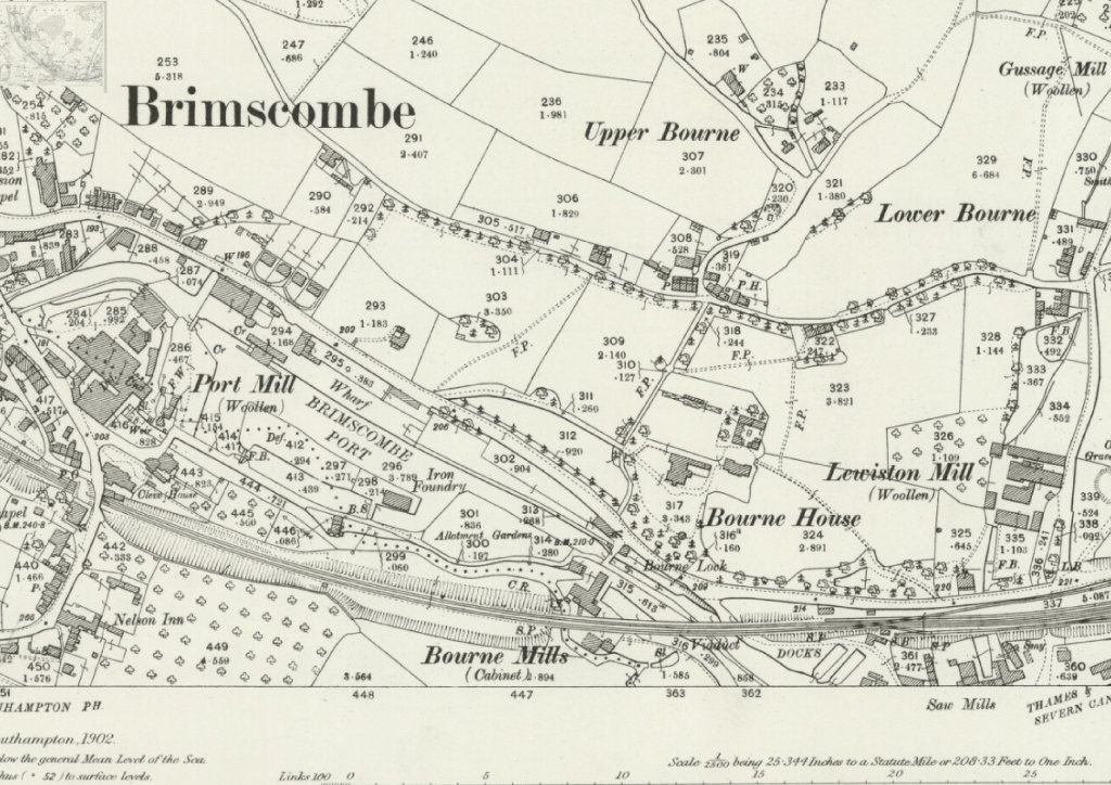Bourne & Brimscombe around 1901
