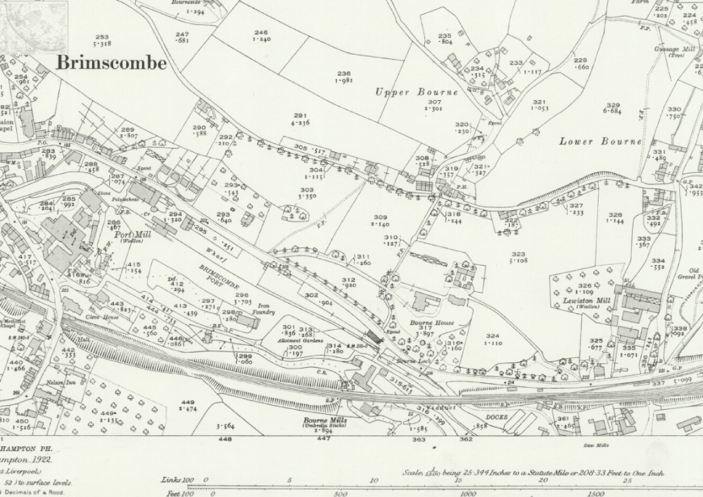 Bourne & Brimscombe around 1921