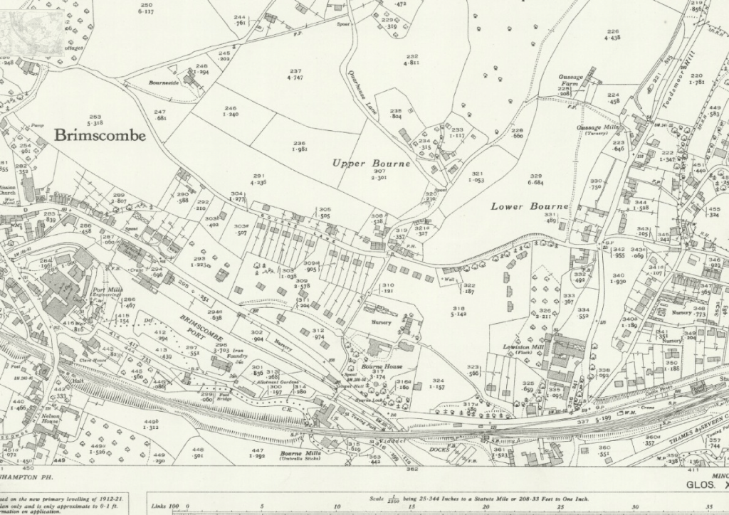 Bourne & Brimscombe around 1936