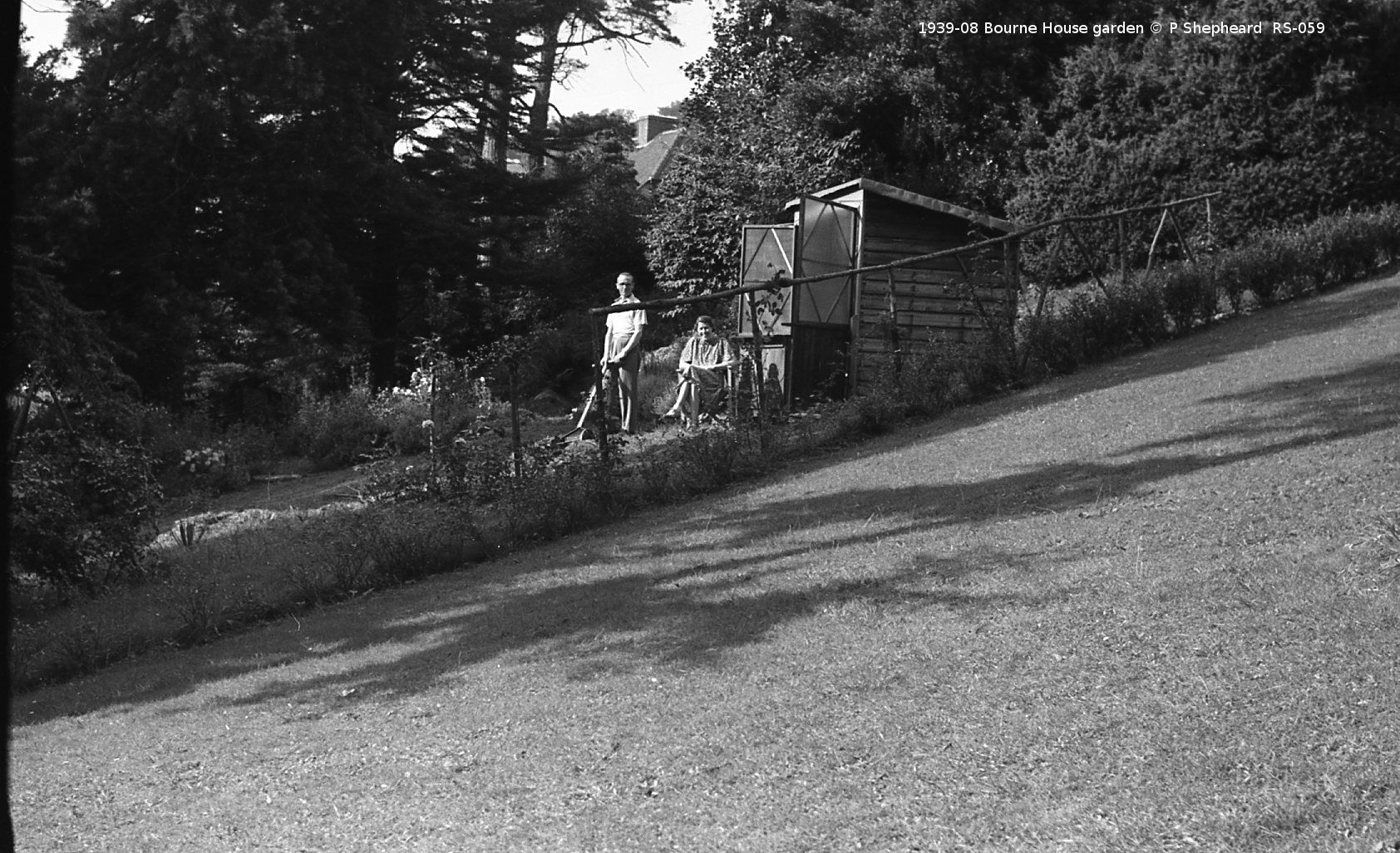 1939 - Bourne House garden