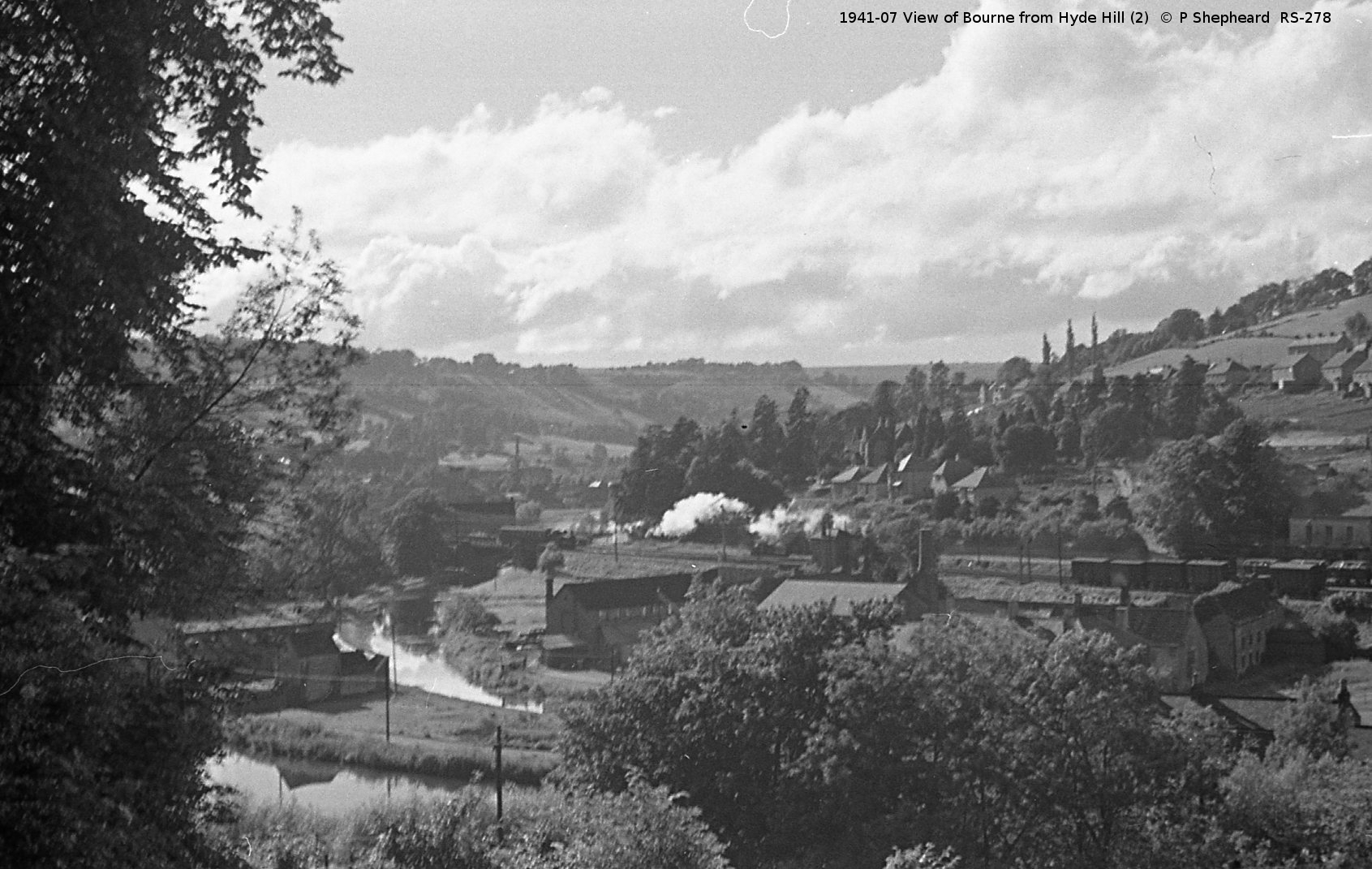 1941 - View of Bourne from Hyde Hill2