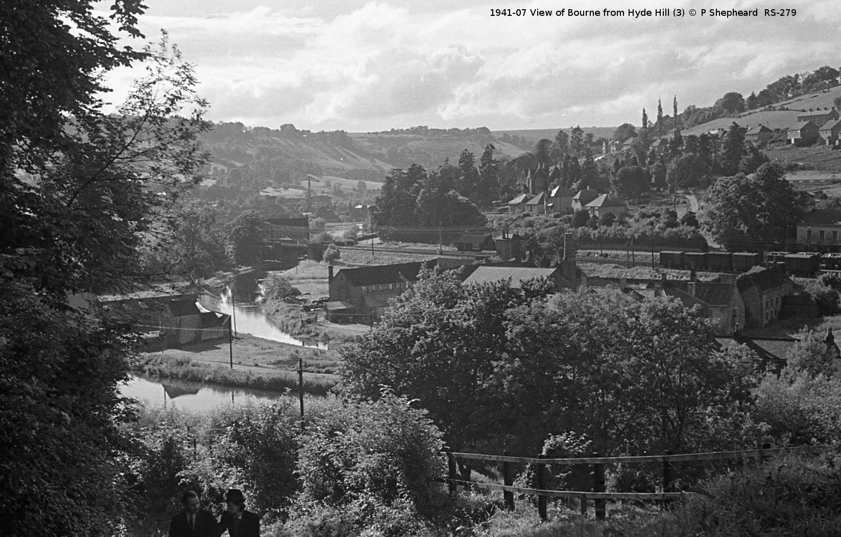 1941 - View of Bourne from Hyde Hill3